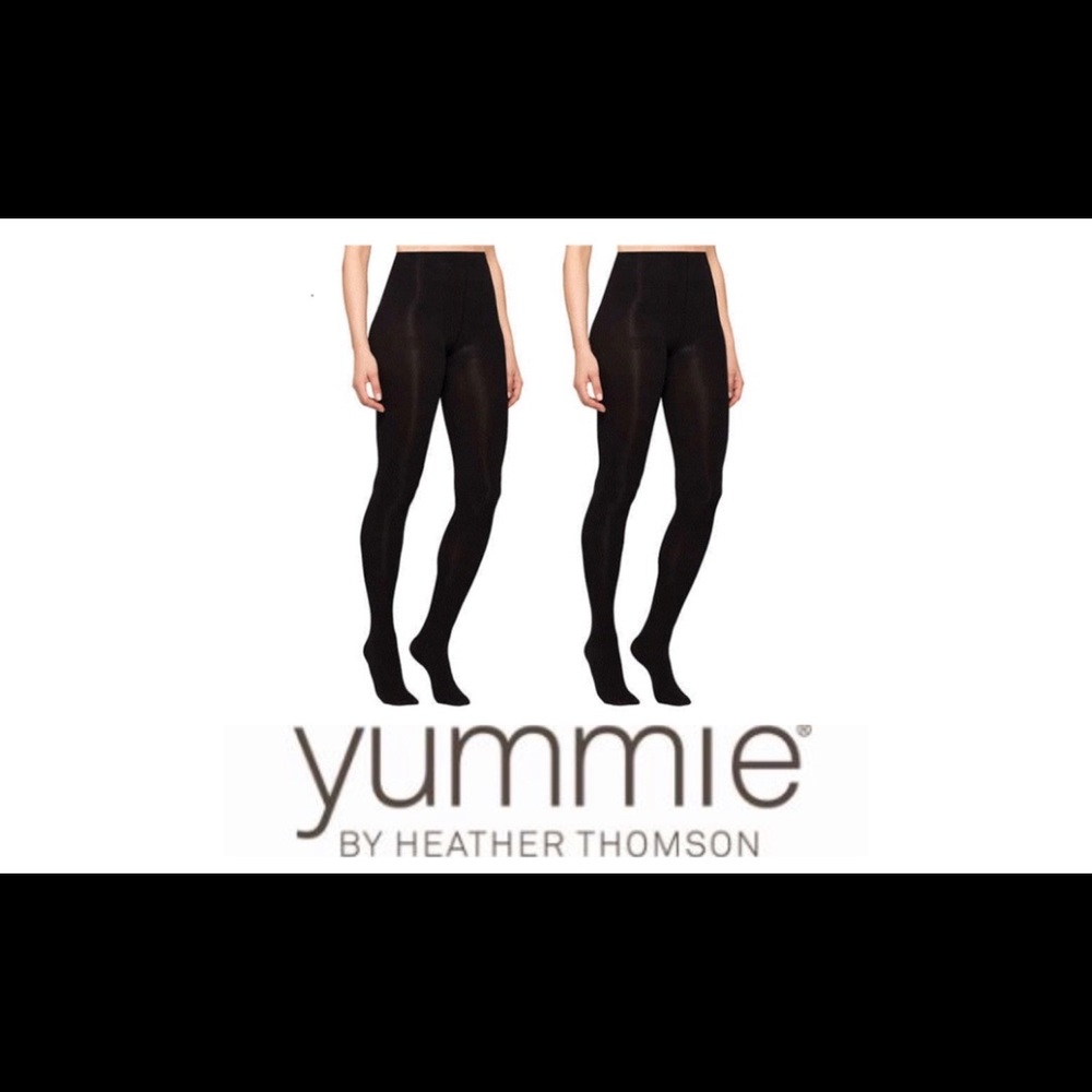 🆕 yummie by Heather Thomson 2 Pack Opaque Tights